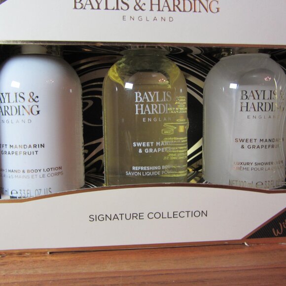 sweet mandarin & grapefruit lotion shower gel set Baylis & Harding NIB (W3912) - Picture 2 of 7
